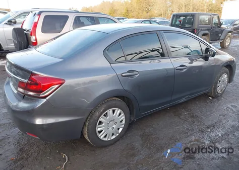 2014 Honda Civic Lx из США, поврежденный, VIN 2HGFB2F51EH548127